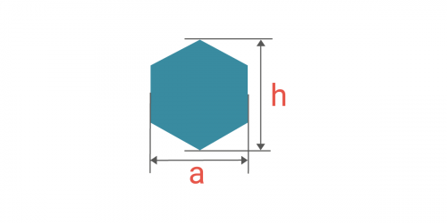 Hexagon profile 17,00 mm